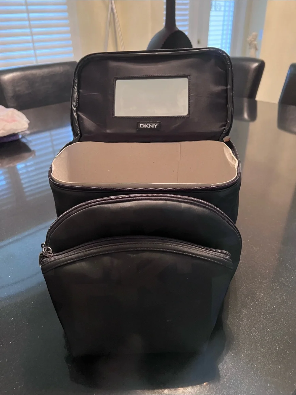 DKNY Black  3 Piece Travel Toiletry Bag New without Tags